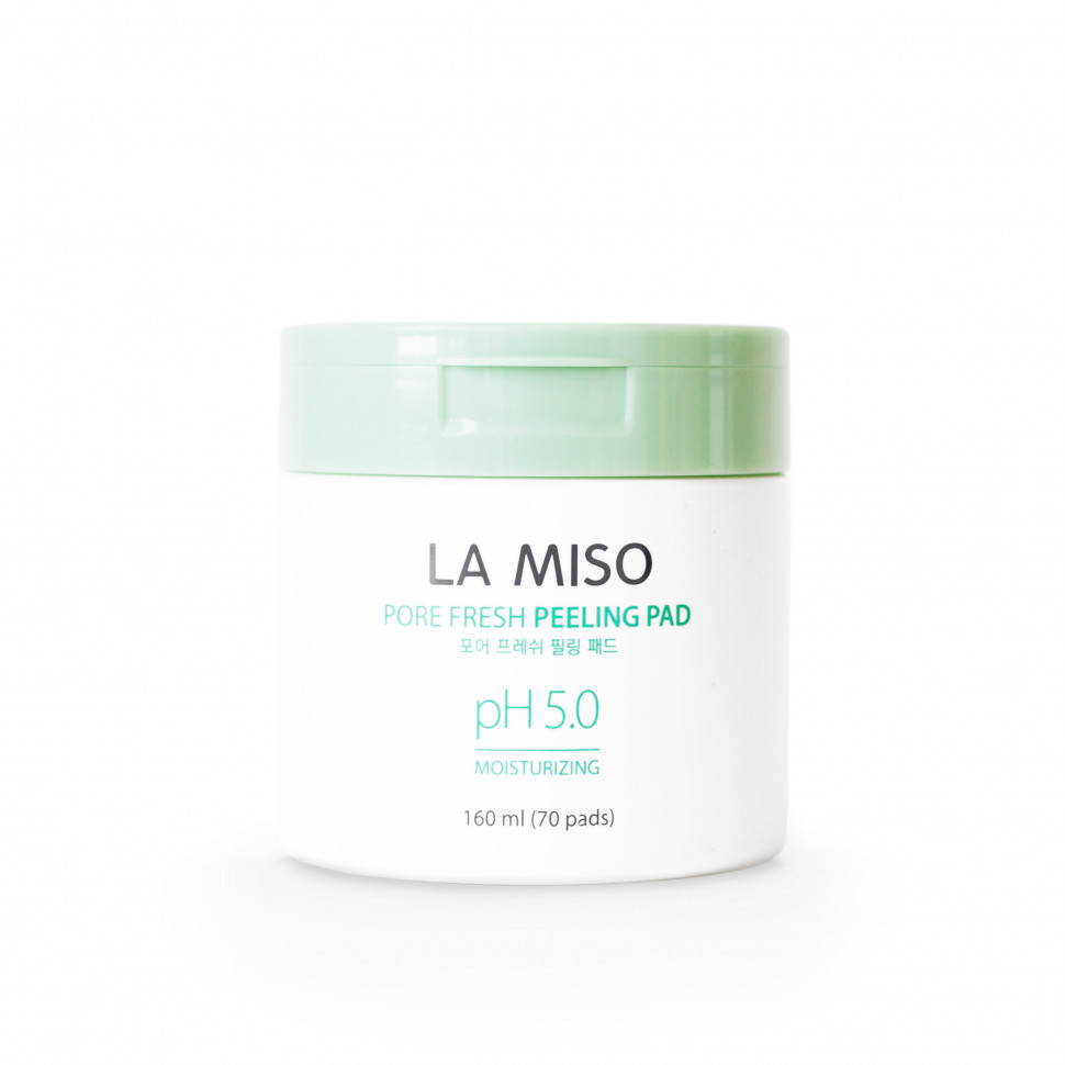 La Miso Очищающие и отшелушивающие салфетки для лица рH 5.0